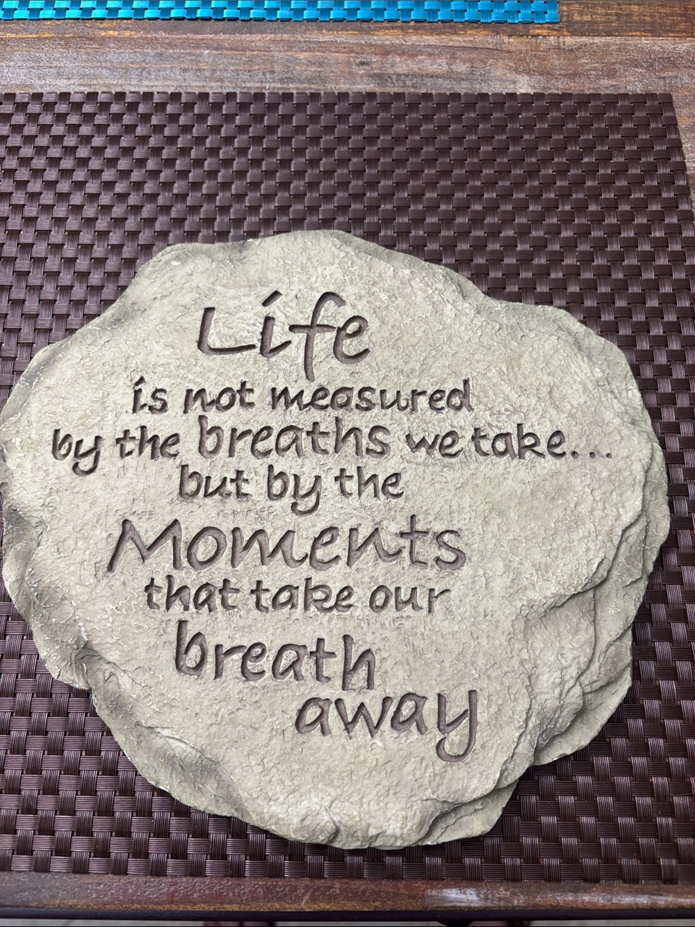 Inspirational Stone Accent - Gray